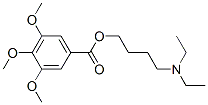 CAS 登录号：32065-99-9， 4-二乙基氨基丁基3,4,5-三甲氧基苯甲酸酯