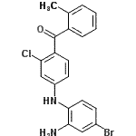 CAS 登录号：321351-00-2， {4-[(2-氨基-4-溴苯基)氨基]-2-氯苯基}(2-甲基苯基)甲酮