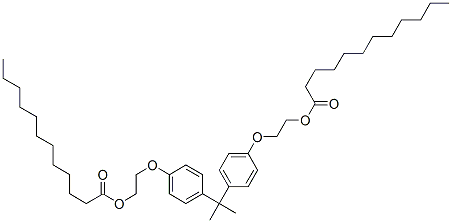 CAS#: 32154-05-5, 2-[4-[2-[4-(2-Dodecanoyloxyethoxy)Phenyl]Propan-2-Yl]Phenoxy]Ethyl Dodecanoate