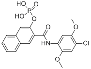 CAS#: 32179-67-2, [3-[(4-Chloro-2,5-Dimethoxyphenyl)Carbamoyl]Naphthalen-2-Yl] Dihydrogen Phosphate