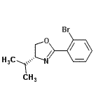 CAS 登录号：321848-65-1， (4R)-2-(2-溴苯基)-4-异丙基-4,5-二氢-1,3-恶唑