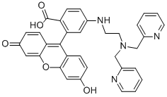 CAS#: 321859-11-4, 6-{2-[Bis(2-pyridylmethyl)amino]ethylamino}fluorescein