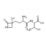 CAS#: 32190-57-1, (2S)-2-[[2-Amino-4-(3-Hydroxy-2-Oxo-Azetidin-3-Yl)Butanoyl]Amino]-3-Hydroxy-Butanoic Acid