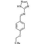 CAS 登录号：322413-06-9， (E)-1-(4-乙氧基苯基)-N-(1H-1,2,4-三唑-5-基)甲亚胺