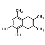 CAS#: 32249-80-2, 4,6,7-Trimethyl-5,8-Dihydro-1,2-Naphthalenediol