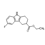 CAS#: 322725-63-3, Ethyl 6-Fluoro-2,3,4,9-Tetrahydro-1H-Carbazole-3-Carboxylate