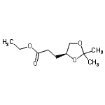 CAS 登录号：32326-39-9， 乙基3-[(4S)-2,2-二甲基-1,3-二氧戊环-4-基]丙酸酯