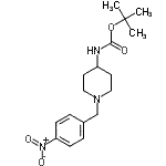 CAS#: 323578-34-3, 2-Methyl-2-Propanyl [1-(4-Nitrobenzyl)-4-Piperidinyl]Carbamate