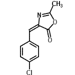 CAS 登录号：3237-71-6， (4E)-4-(4-氯苄亚基)-2-甲基-1,3-恶唑-5(4H)-酮