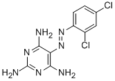 CAS 登录号:32524-37-1, 5-(2,4-二氯苯基)偶氮嘧啶-2,4,6-三胺
