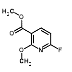 CAS#: 325707-62-8, Methyl 6-Fluoro-2-Methoxynicotinate