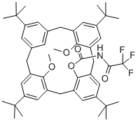 CAS#: 325776-12-3, 25,27-Dimethoxy-26-(N-Trifluoroacetyl)Carbamoyloxy-p-Tert-Butylcalix[4]Arene