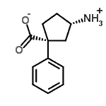 CAS 登录号：325954-79-8， (1R,3S)-3-铵基-1-苯基环戊烷羧酸酯