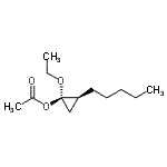 CAS 登录号：325961-75-9， (1R,2S)-1-乙氧基-2-戊基环丙基乙酸酯