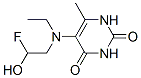 CAS 登录号：32601-00-6， 5-(2-氟乙基-(2-羟基乙基)氨基)-6-甲基-1H-嘧啶-2,4-二酮