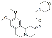 CAS 登录号：32616-20-9， 9,10-二甲氧基-N-(2-吗啉-4-基乙氧基)-1,3,4,6,7,11b-六氢吡啶并[2,1-a]异喹啉-2-亚胺