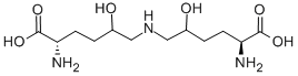 CAS 登录号：32619-23-1， N6-[(2S,5S)-5-氨基-5-羧基-2-羟基戊基]-5-羟基-L-赖氨酸