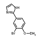 CAS#: 326809-10-3, 2-(3-Bromo-4-Methoxyphenyl)-1H-Imidazole