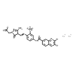 CAS#: 32686-78-5, Disodium {4-[(4-{[(2,3-Dichloro-6-Quinoxalinyl)Carbonyl]Amino}-2-Sulfonatophenyl)Diazenyl]-3-Methyl-5-Oxo-4,5-Dihydro-1H-Pyrazol-1-Yl}Acetate