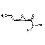 CAS#: 326908-27-4, N,N-Dimethyl-3-[(1E)-1-Propen-1-Yl]-2-Oxiranecarboxamide