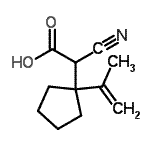 CAS#: 327050-05-5, Cyano(1-Isopropenylcyclopentyl)Acetic Acid
