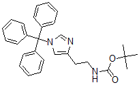 CAS#: 327160-17-8, 2-[1-(Triphenylmethyl)-1H-imidazol-4-yl]ethyl]-carbamic Acid tert-butyl Ester