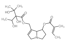 CAS#: 32728-78-2, [7-[(Z)-2-Methylbut-2-Enoyl]Oxy-5,6,7,8-Tetrahydro-3H-Pyrrolizin-1-Yl]Methyl 2,3-Dihydroxy-2-(1-Hydroxyethyl)-3-Methylbutanoate