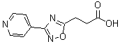 CAS 登录号：328083-96-1， 3-[3-(4-吡啶基)-1,2,4-恶二唑-5-基]丙酸