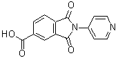 CAS 登录号：328265-52-7， 1,3-二氧代-2-(4-吡啶基)-5-异吲哚啉羧酸