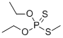CAS 登录号：3288-58-2， O,O-二乙基 S-甲基二硫代磷酸酯