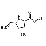 CAS 登录号：328974-80-7， 甲基5-乙烯基-L-脯氨酸酯盐酸盐(1:1)