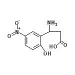 CAS#: 32906-24-4, 3-Amino-3-(2-Hydroxy-5-Nitrophenyl)Propanoic Acid