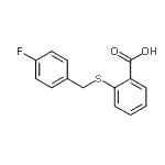 CAS#: 329063-99-2, 2-[(4-Fluorobenzyl)Sulfanyl]Benzoic Acid