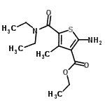 CAS#: 329082-04-4, Ethyl 2-Amino-5-(Diethylcarbamoyl)-4-Methyl-3-Thiophenecarboxylate
