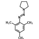 CAS 登录号：329278-45-7， 1-[(E)-均三甲苯基偶氮]吡咯烷