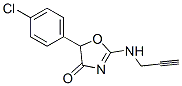 CAS 登录号：32962-47-3， 5-(4-氯苯基)-2-(丙-2-炔基氨基)-1,3-恶唑-4-酮