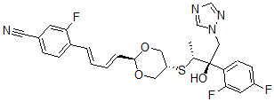 CAS 登录号：329744-44-7， 恩倍康唑