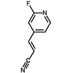 CAS#: 329974-14-3, (2E)-3-(2-Fluoro-4-Pyridinyl)Acrylonitrile