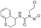 CAS 登录号：33022-03-6， 1-(2-氯乙基)-1-亚硝基-3-硫代色满-4-基脲