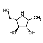 CAS#: 330594-46-2, (2S,3S,4S,5R)-2-(Hydroxymethyl)-5-Methyl-3,4-Pyrrolidinediol