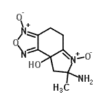 CAS#: 330982-52-0, 7-Amino-7-methyl-4,5,7,8-tetrahydro-8aH-[1,2,5]oxadiazolo[3,4-e]indol-8a-ol 3,6-dioxide