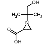 CAS#: 331416-38-7, 1-(1-Hydroxy-2-Methyl-2-Propanyl)-2-Aziridinecarboxylic Acid