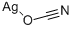 CAS 登录号：3315-16-0， 氰酸银