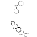 CAS#: 331730-09-7, 3-(2-Furyl)-N-{[(2-Methyl-2-Propanyl)Oxy]Carbonyl}-D-Alanine - N-Cyclohexylcyclohexanamine (1:1)