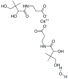CAS 登录号：331748-07-3， D-泛酸钙盐水合物