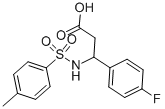 CAS 登录号：332052-57-0， (3R)-3-(4-氟苯基)-3-[(4-甲基苯基)磺酰基氨基]丙酸