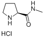 CAS 登录号：33208-98-9， (2S)-N-甲基-2-吡咯烷甲酰胺盐酸盐