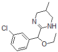 CAS#: 33210-60-5, 2-[(3-Chlorophenyl)-Ethoxymethyl]-5-Methyl-1,4,5,6-Tetrahydropyrimidine