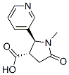 CAS 登录号：33224-01-0， 反式-1-甲基-4-羧基-5-(3-吡啶基)-2-吡咯烷酮
