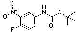 CAS 登录号：332370-72-6， (4-氟-3-硝基苯基)氨基甲酸叔丁酯